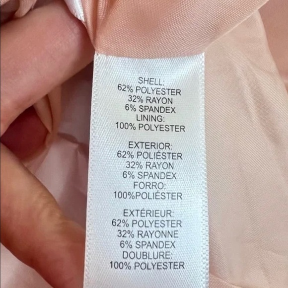 KARL LAGERFELD PARIS Pink Blazer with silver military style buttons - Picture 9 of 9